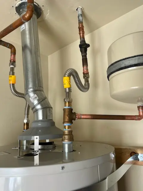 Water heater installation and plumbing repair in Vernon